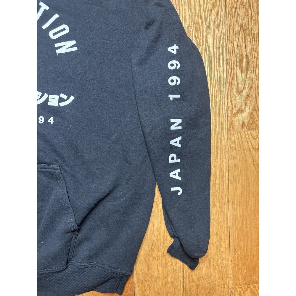 Sony PlayStation Men’s “Japan 1994” Black Graphic Hoodie Size Large VTG Style - Picture 3 of 8